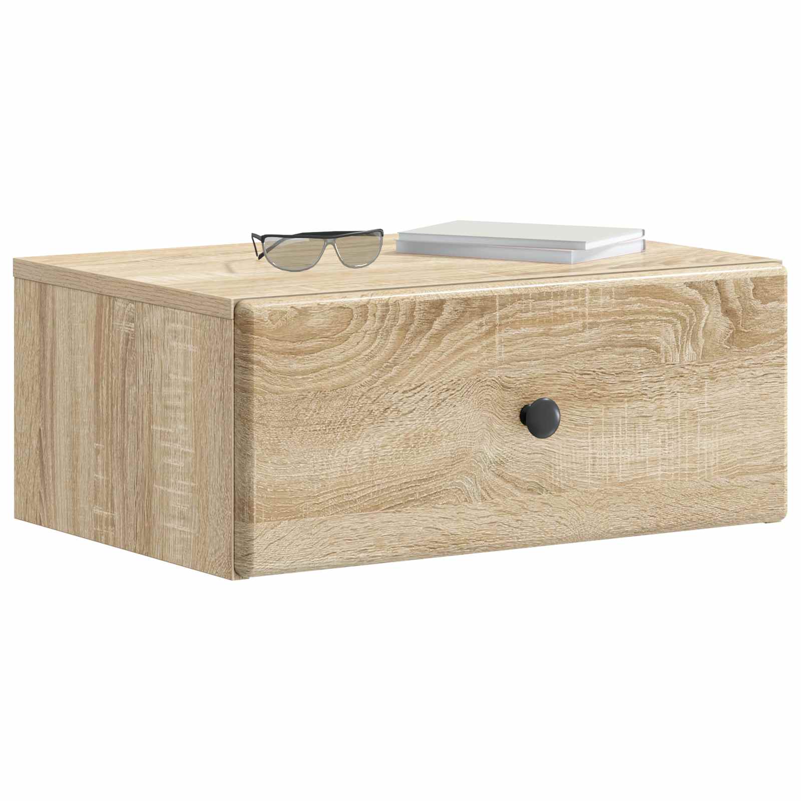 vidaXL Wall-Mounted Bedside Cabinet 2 pcs Sonoma Oak 49 x 34.5 x 20 cm 3