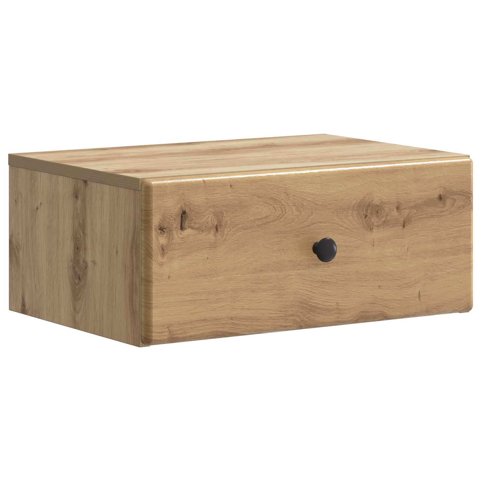 vidaXL Wall-Mounted Bedside Cabinet Artisan Oak 49 x 34.5 x 20 cm 2