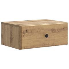vidaXL Wall-Mounted Bedside Cabinet Artisan Oak 49 x 34.5 x 20 cm 2
