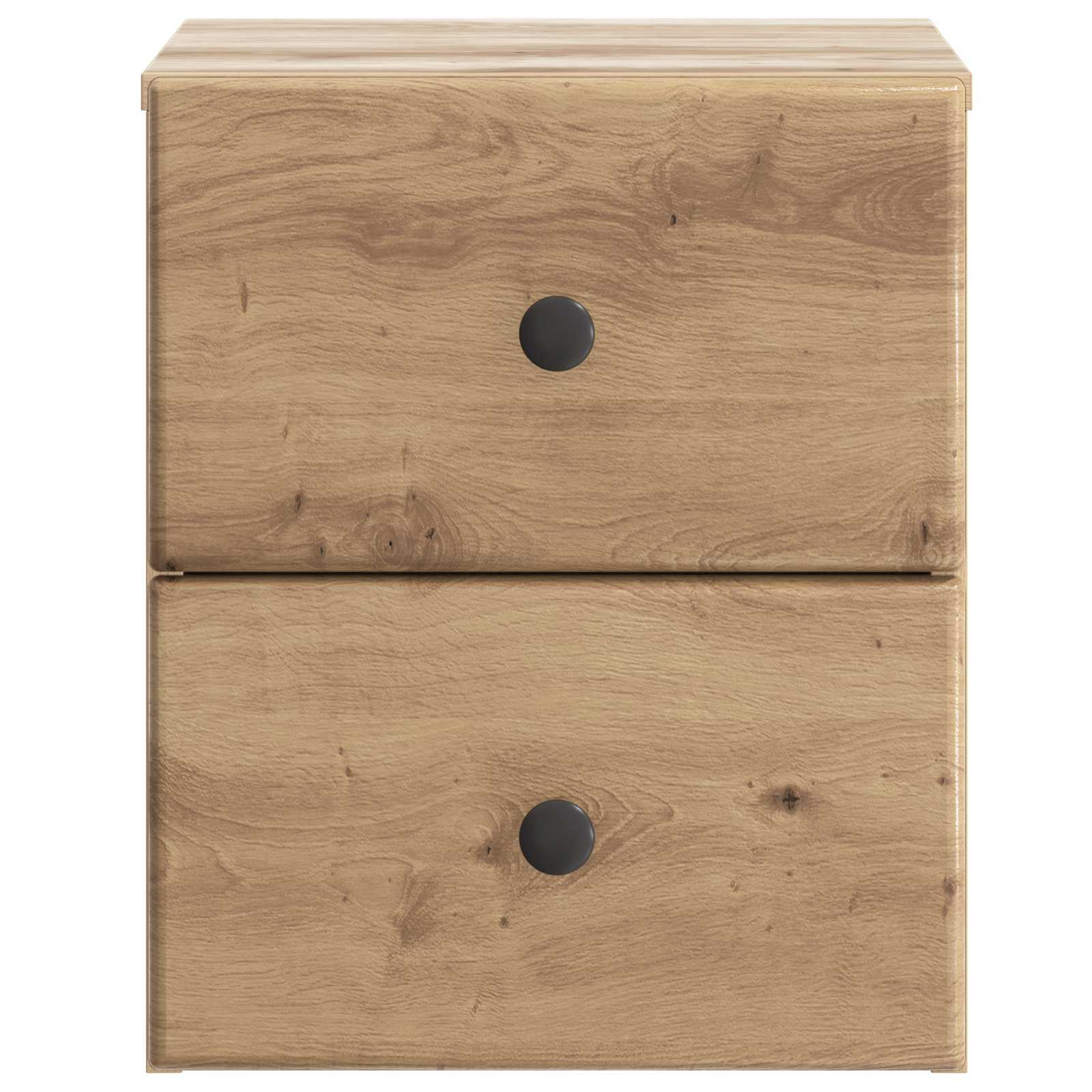 vidaXL Wall-Mounted Bedside Cabinet Artisan Oak 34.5 x 33 x 40 cm 5