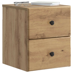 vidaXL Wall-Mounted Bedside Cabinet Artisan Oak 34.5 x 33 x 40 cm 3