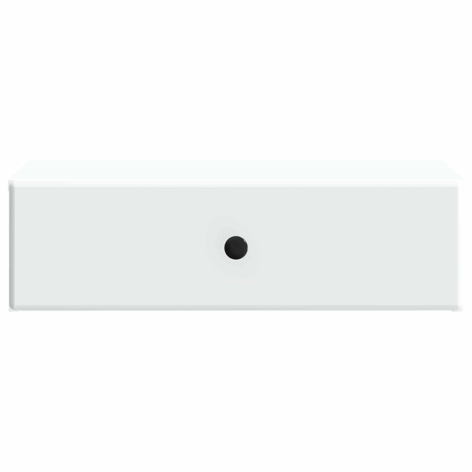 vidaXL Wall-Mounted Side Table White 59 x 34.5 x 17 cm Engineered Wood 5