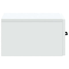 vidaXL Wall-Mounted Side Table White 59 x 34.5 x 17 cm Engineered Wood 6