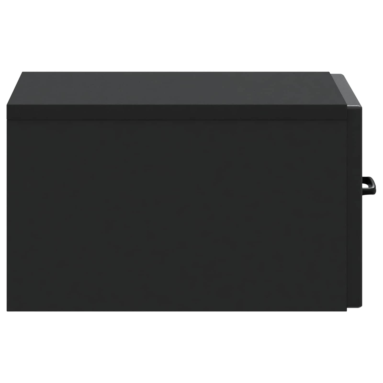 vidaXL Wall-Mounted Side Table Black 59 x 34.5 x 17 cm Engineered Wood 6