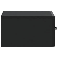 vidaXL Wall-Mounted Side Table Black 59 x 34.5 x 17 cm Engineered Wood 6