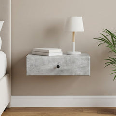 vidaXL Wall-Mounted Side Table Concrete Grey 59 x 34.5 x 17 cm 1