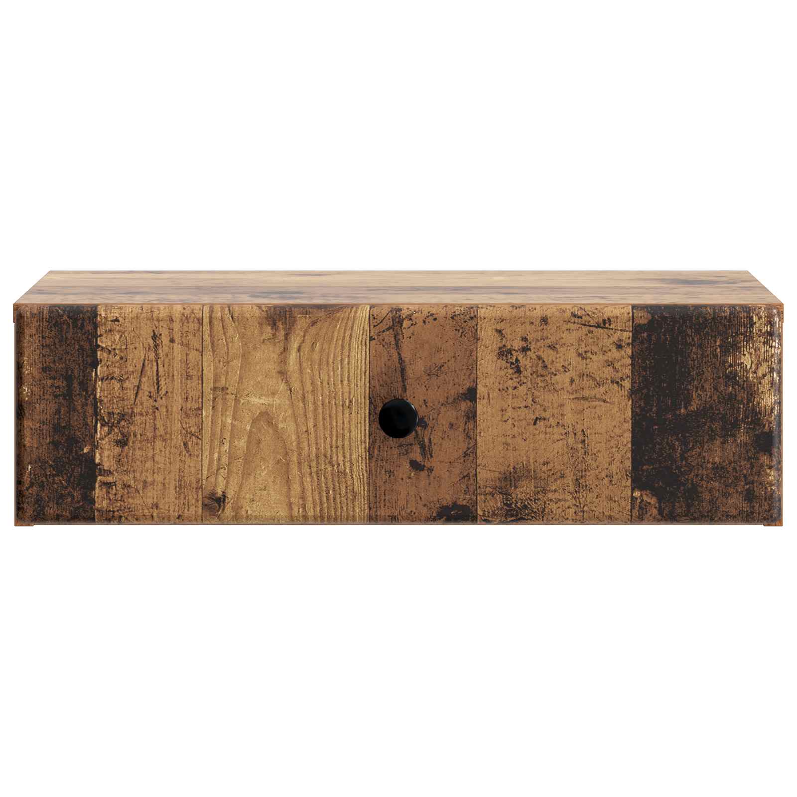 vidaXL Wall-Mounted Side Table Wall-mounted Old Wood 59 x 34.5 x 17 cm 5