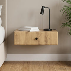 vidaXL Wall-Mounted Side Table 59 x 34.5 x 17 cm Engineered Wood 1