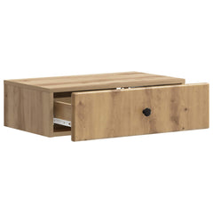 vidaXL Wall-Mounted Side Table 59 x 34.5 x 17 cm Engineered Wood 4