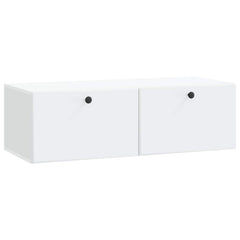 vidaXL Wall-Mounted TV Cabinet 98 x 41 x 30 cm White Engineered Wood 2