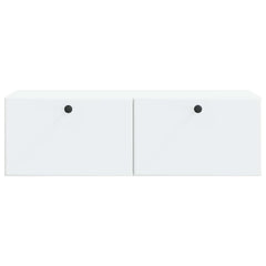 vidaXL Wall-Mounted TV Cabinet 98 x 41 x 30 cm White Engineered Wood 6