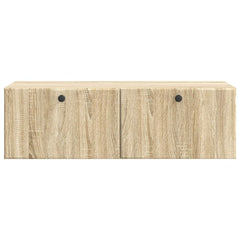 vidaXL Wall-Mounted TV Cabinet 98 x 41 x 30 cm Sonoma Oak 6
