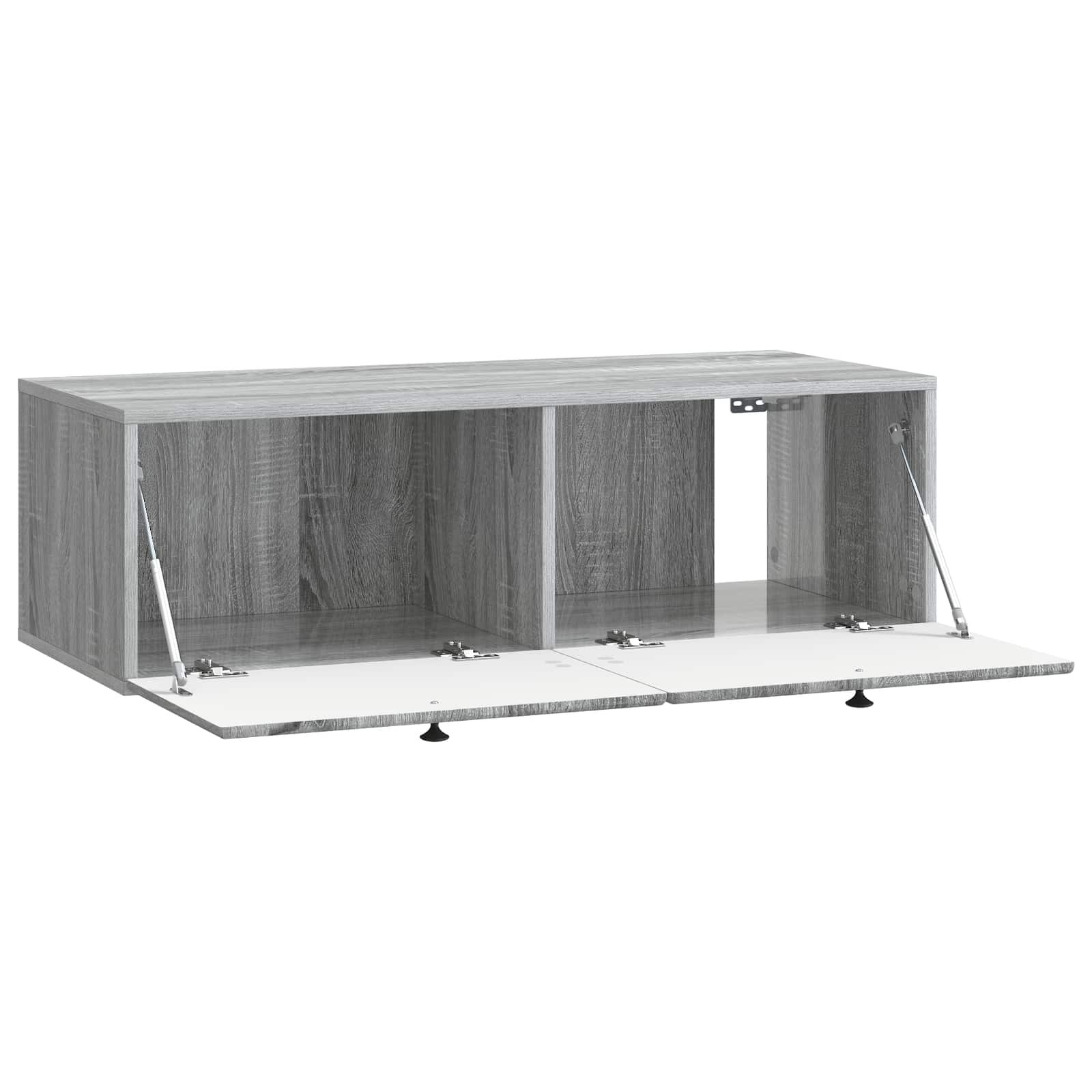 vidaXL Wall-Mounted TV Cabinet 98 x 41 x 30 cm Grey Sonoma 5