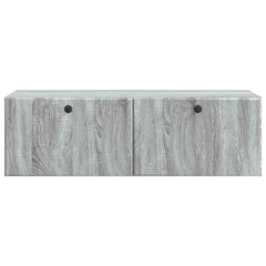 vidaXL Wall-Mounted TV Cabinet 98 x 41 x 30 cm Grey Sonoma 6