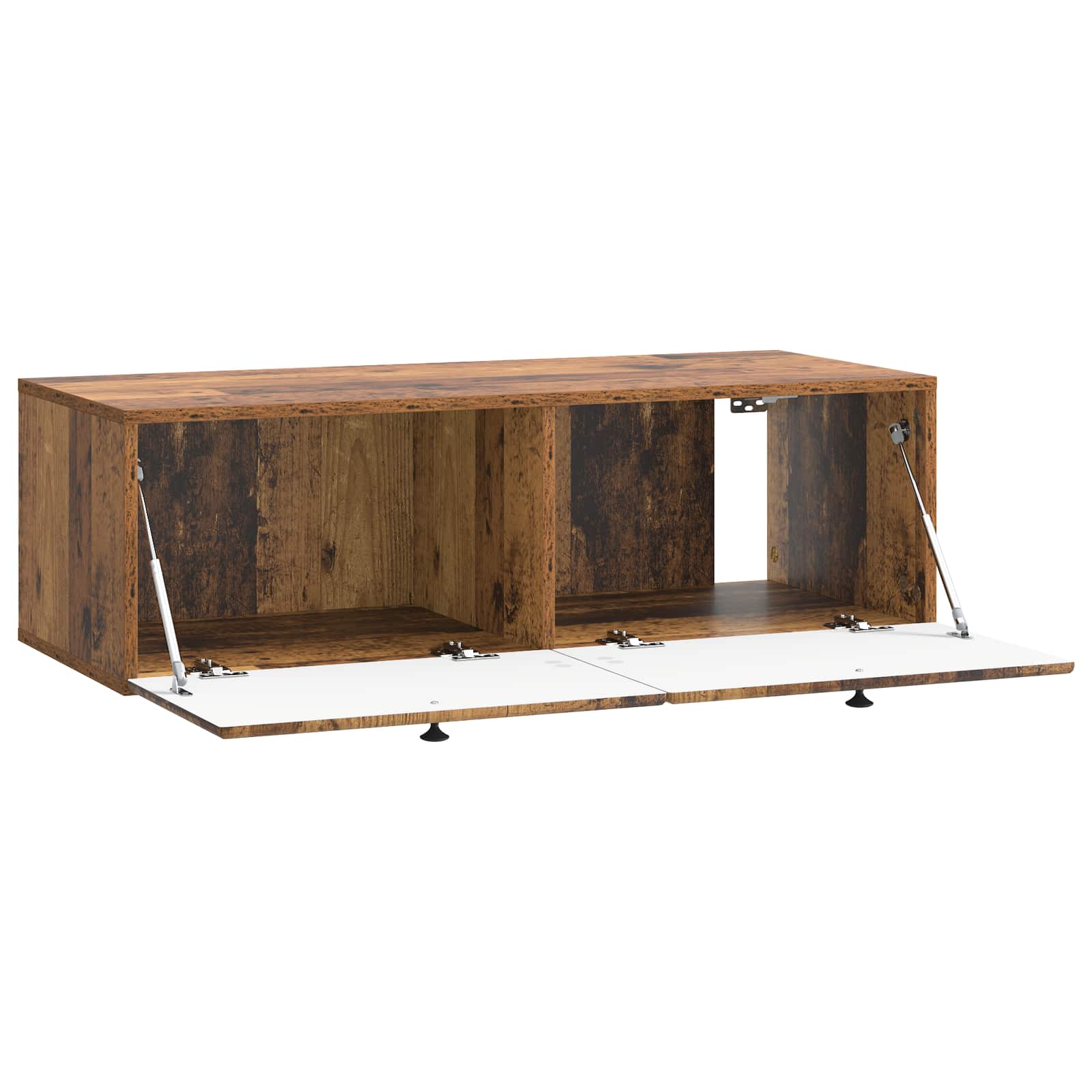 vidaXL Wall-Mounted TV Cabinet 98 x 41 x 30 cm Old Wood 5