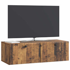 vidaXL Wall-Mounted TV Cabinet 98 x 41 x 30 cm Old Wood 3
