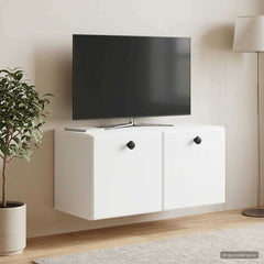 vidaXL Wall-Mounted TV Cabinet 59.5 x 31 x 30 cm White Engineered Wood 1