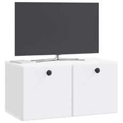 vidaXL Wall-Mounted TV Cabinet 59.5 x 31 x 30 cm White Engineered Wood 3