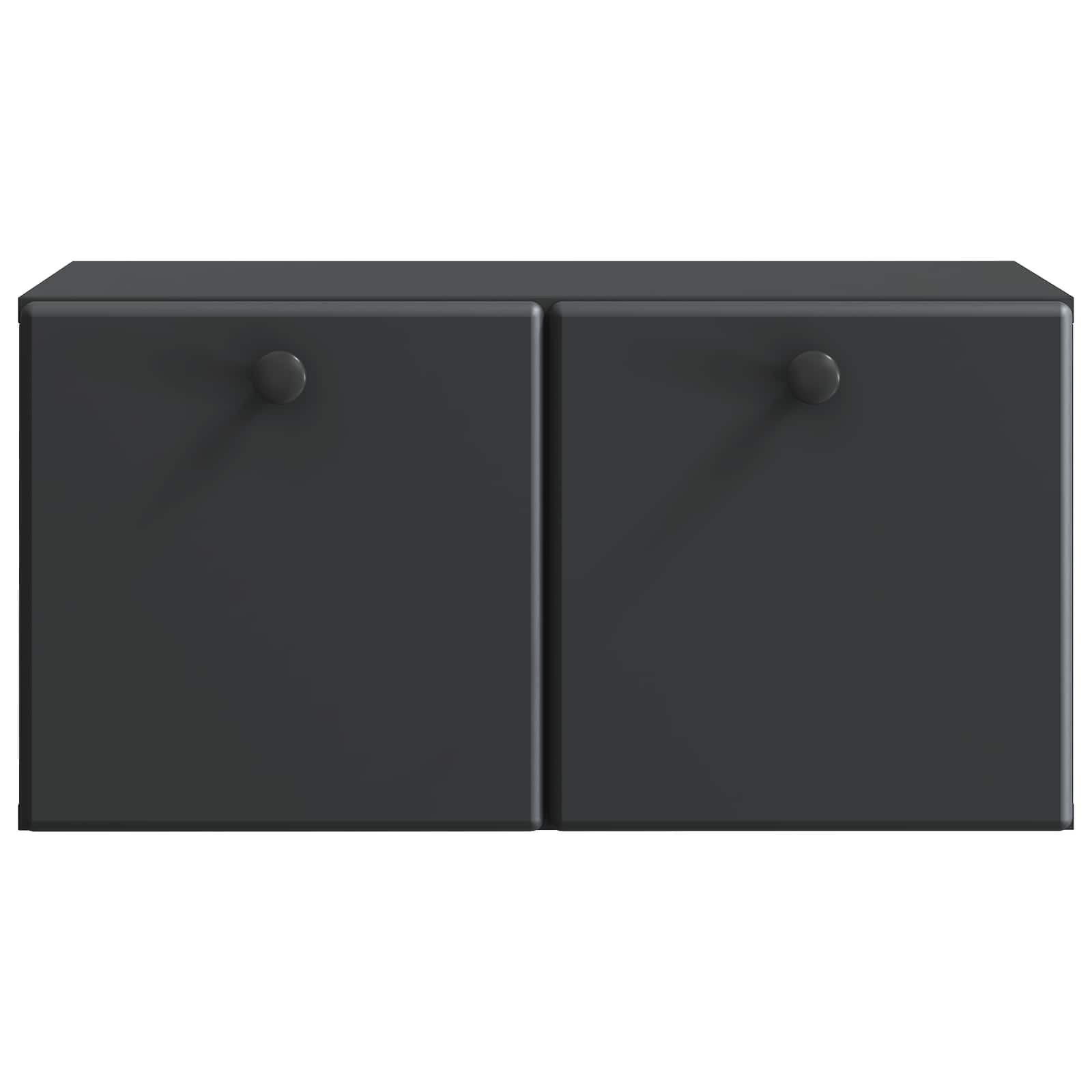 vidaXL Wall-Mounted TV Cabinet 59.5 x 31 x 30 cm Black Engineered Wood 6