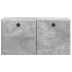 vidaXL Wall-Mounted TV Cabinet 59.5 x 31 x 30 cm Concrete Grey 6