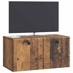 vidaXL Wall-Mounted TV Cabinet 59.5 x 31 x 30 cm Old Wood 3