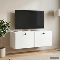 Wall-Mounted TV Cabinet 78.5 x 31 x 30 cm High gloss white