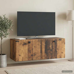 Wall-Mounted TV Cabinet 78.5 x 31 x 30 cm Old wood