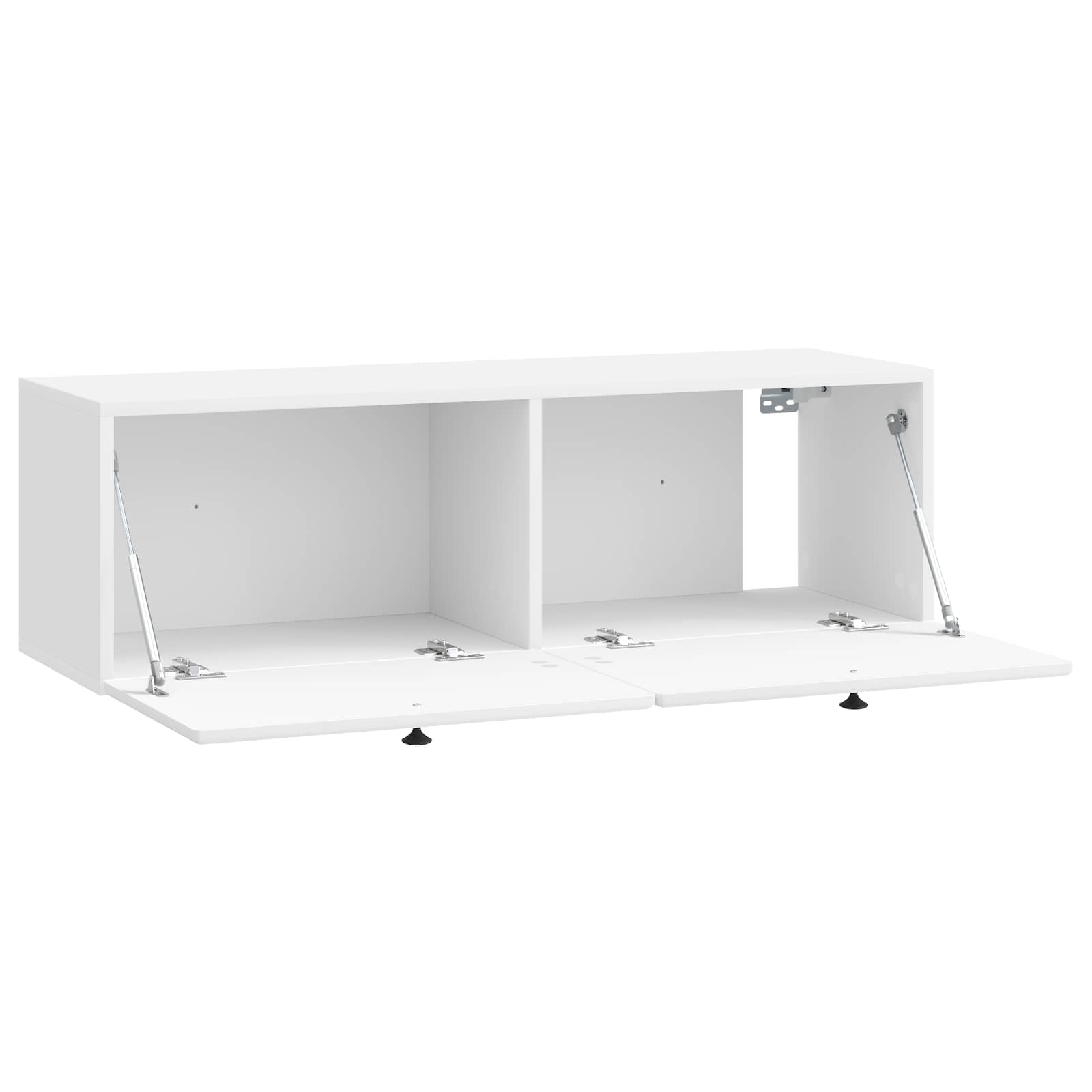 vidaXL Wall-Mounted TV Cabinet 98 x 31 x 30 cm High Gloss White 5