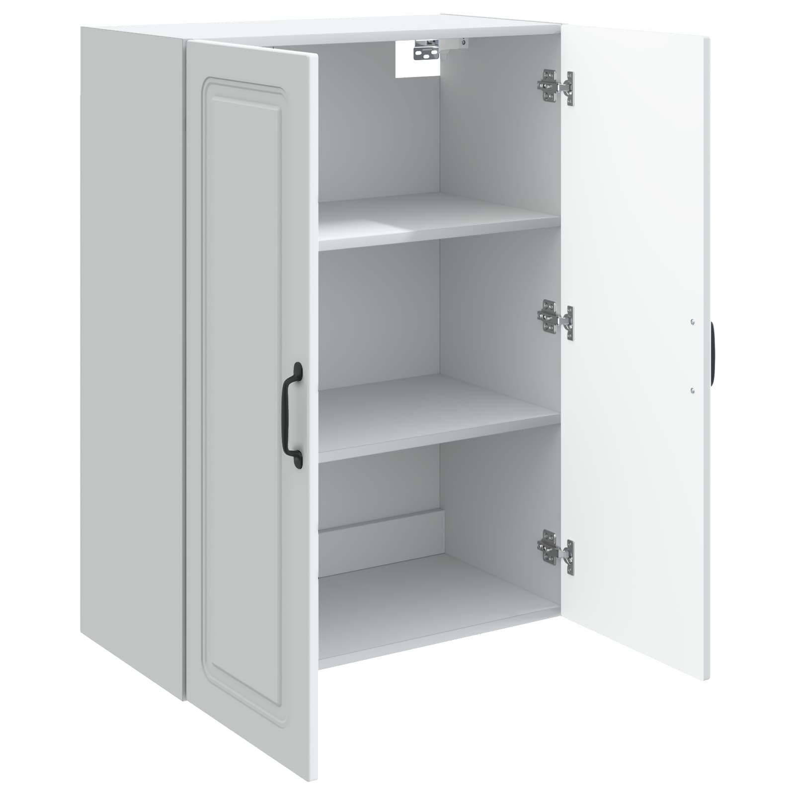 vidaXL Wall-Mounted Cabinet 66 x 34.5 x 90 cm Engineered Wood White 3