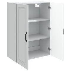 vidaXL Wall-Mounted Cabinet 66 x 34.5 x 90 cm Engineered Wood White 3