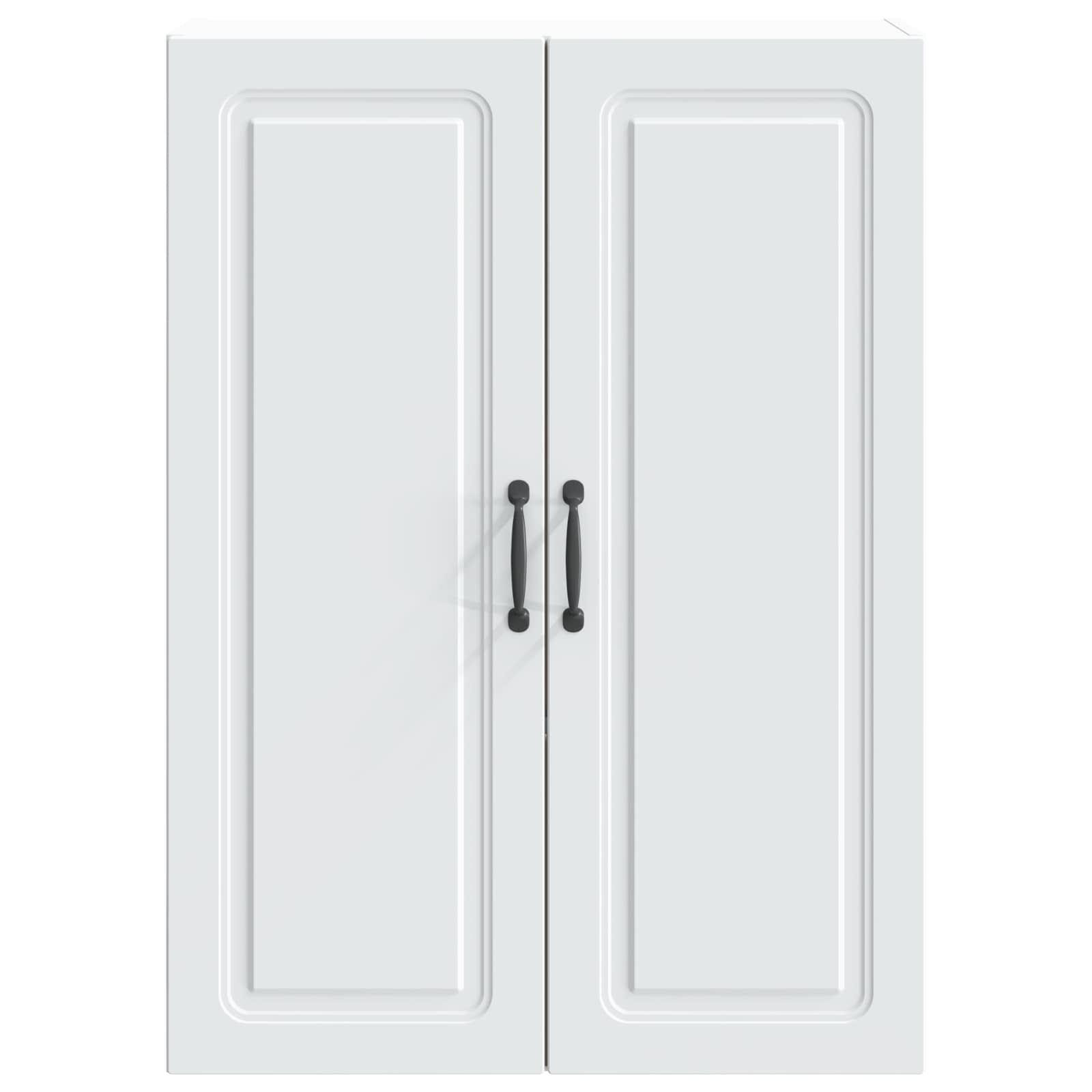 vidaXL Wall-Mounted Cabinet 66 x 34.5 x 90 cm Engineered Wood White 4