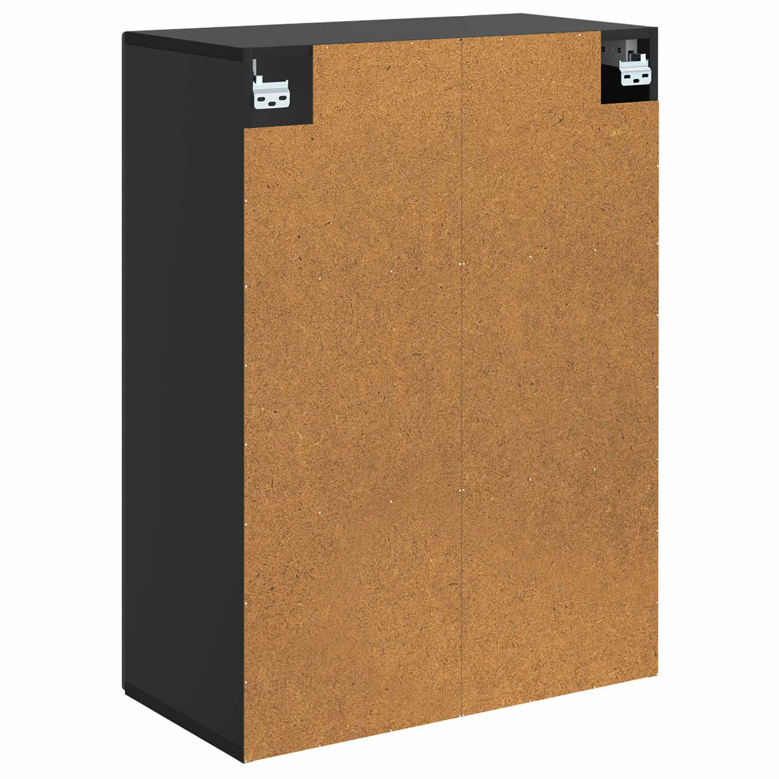 vidaXL Wall-Mounted Cabinet 66 x 34.5 x 90 cm Engineered Wood Black 6