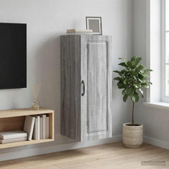 vidaXL Wall-Mounted Cabinet Engineered Wood Depth 34.5 cm
