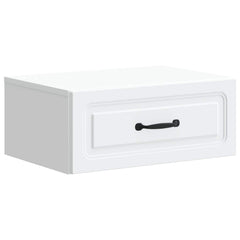vidaXL Wall-Mounted Bedside Cabinet 2 pcs White 49 x 34.5 x 20 cm 5