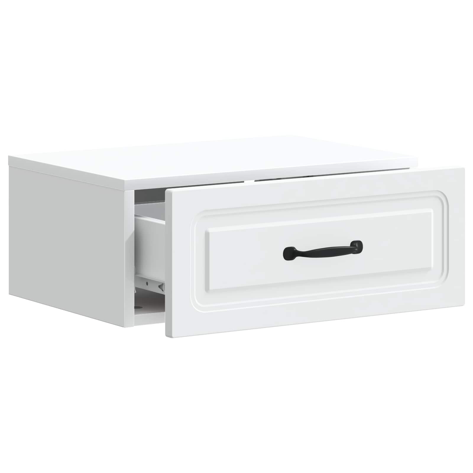 vidaXL Wall-Mounted Bedside Cabinet 2 pcs White 49 x 34.5 x 20 cm 6