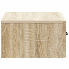 vidaXL Wall-Mounted Bedside Cabinet Sonoma Oak 49 x 34.5 x 20 cm 6