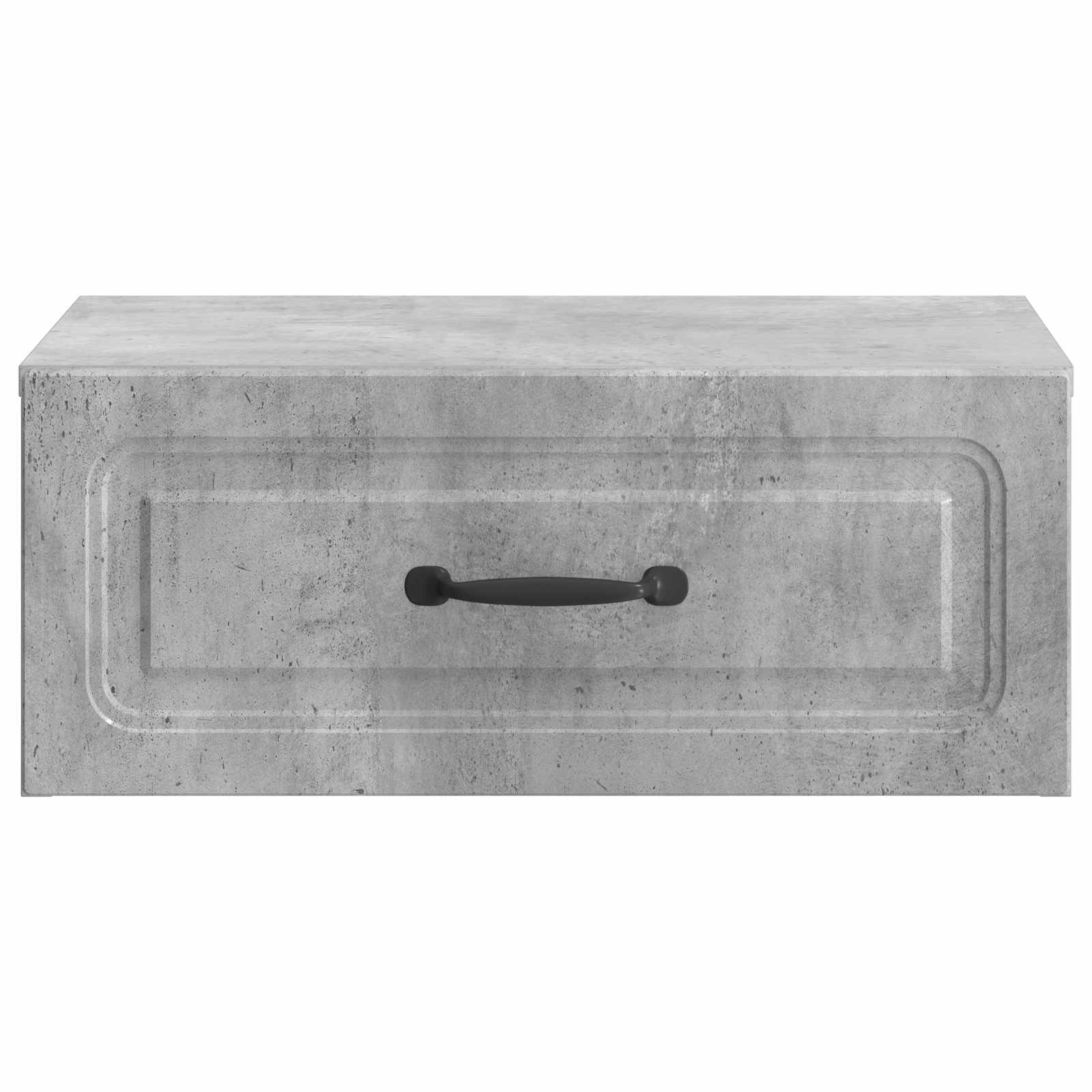 vidaXL Wall-Mounted Bedside Cabinet Concrete Grey 49 x 34.5 x 20 cm 5