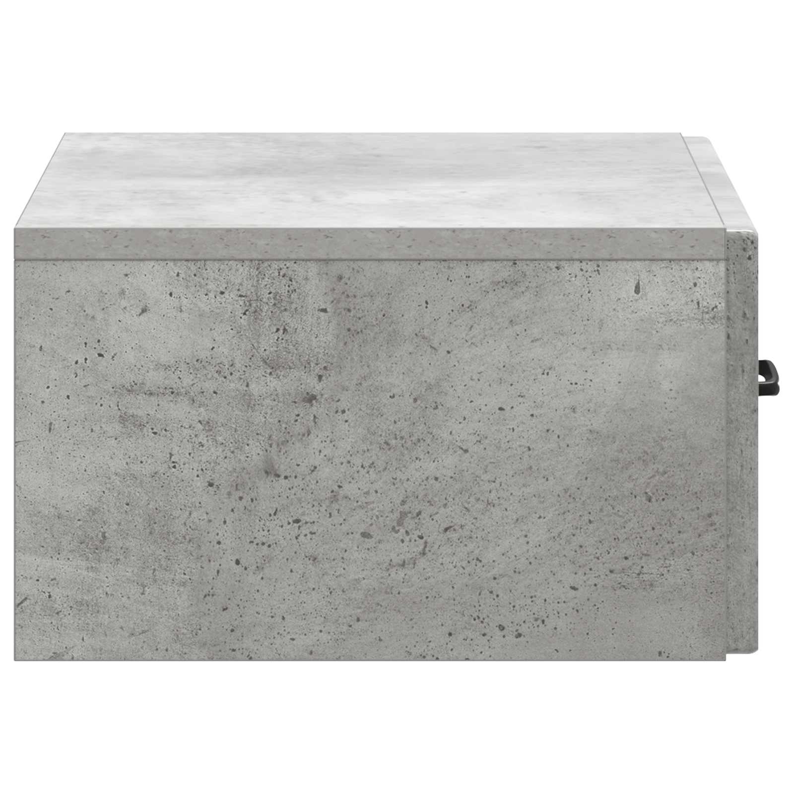 vidaXL Wall-Mounted Bedside Cabinet Concrete Grey 49 x 34.5 x 20 cm 6