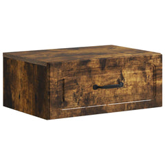vidaXL Wall-Mounted Bedside Cabinet 2 pcs Smoked Oak 49 x 34.5 x 20 cm 5