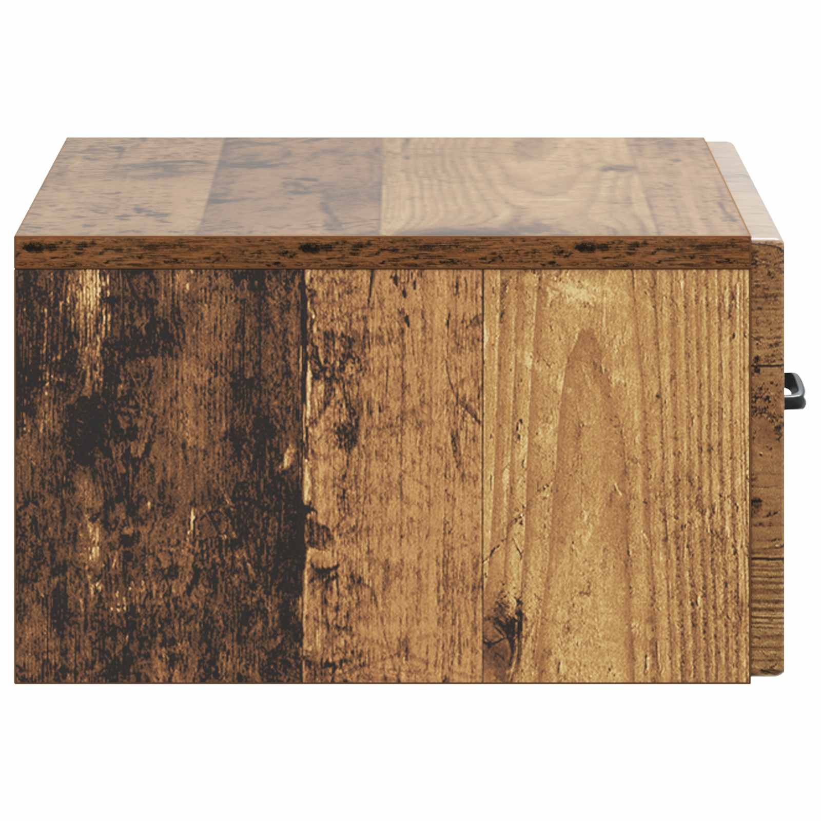 vidaXL Wall-Mounted Bedside Cabinet Old Wood 49 x 34.5 x 20 cm 6
