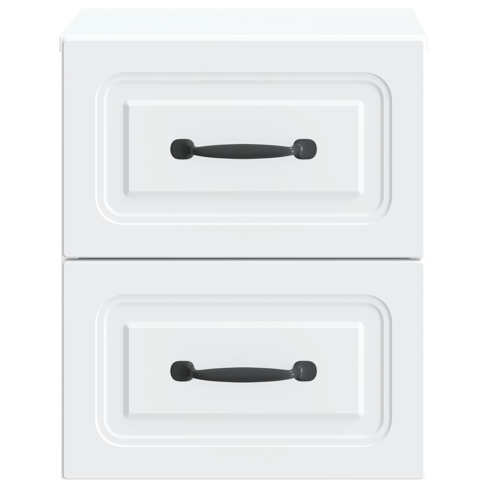 vidaXL Wall-Mounted Bedside Cabinet White 34.5 x 33 x 40 cm 5