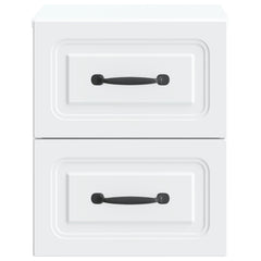 vidaXL Wall-Mounted Bedside Cabinet White 34.5 x 33 x 40 cm 5