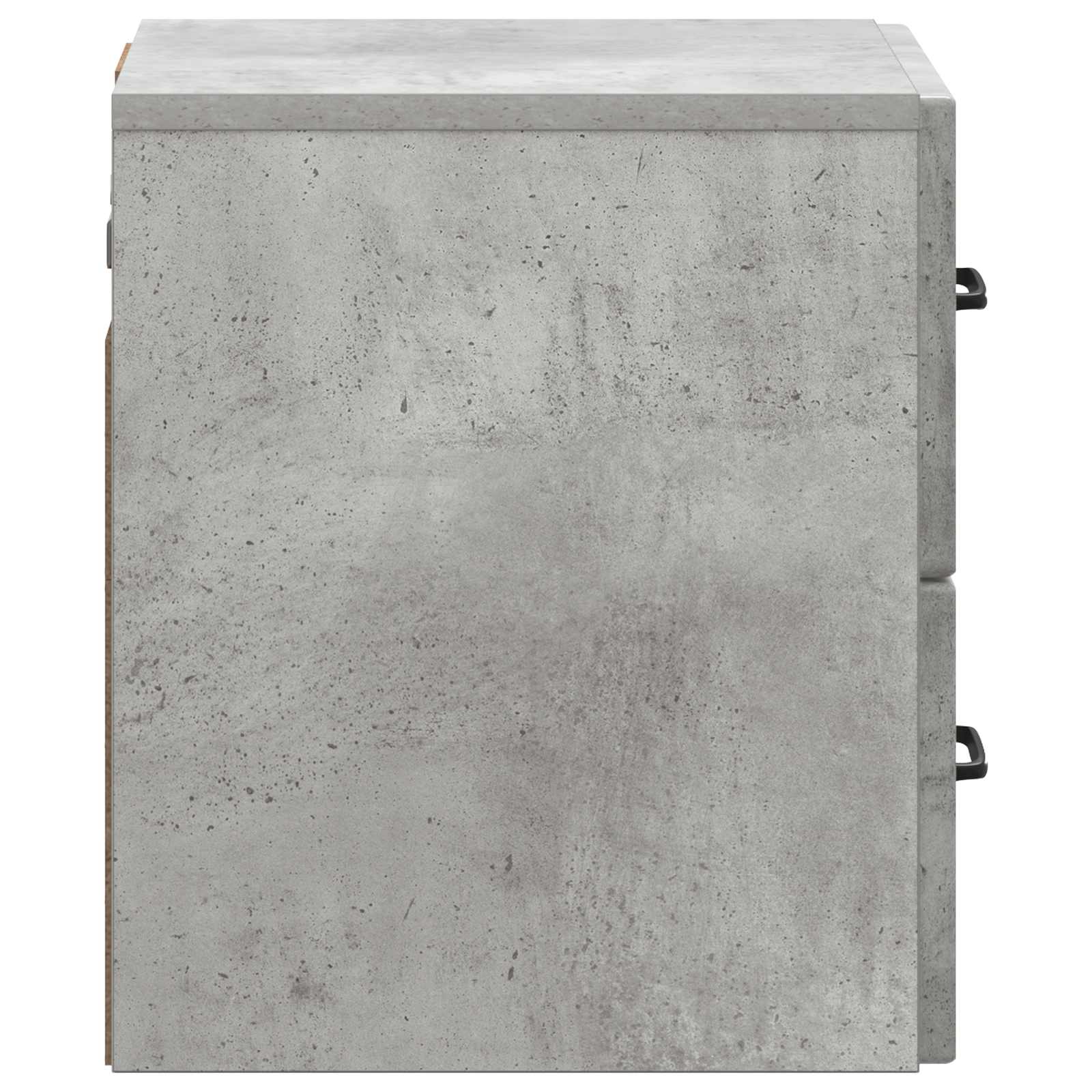 vidaXL Wall-Mounted Bedside Cabinet Concrete Grey 34.5 x 33 x 40 cm 6