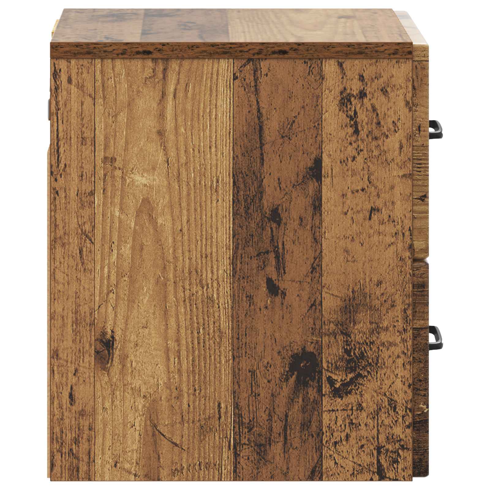 vidaXL Wall-Mounted Bedside Cabinet Old Wood 34.5 x 33 x 40 cm 6