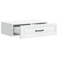 vidaXL Wall-Mounted Side Table White 59 x 34.5 x 17 cm Engineered Wood 4