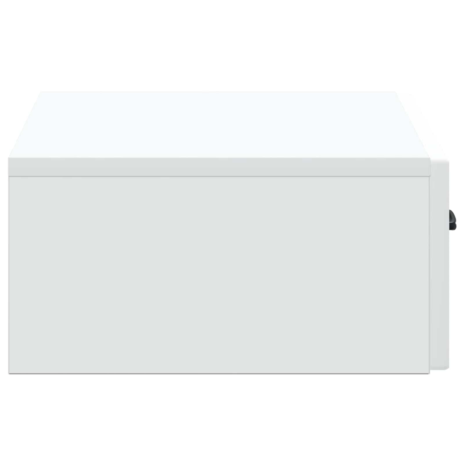 vidaXL Wall-Mounted Side Table White 59 x 34.5 x 17 cm Engineered Wood 6