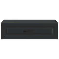 vidaXL Wall-Mounted Side Table Black 59 x 34.5 x 17 cm Engineered Wood 5