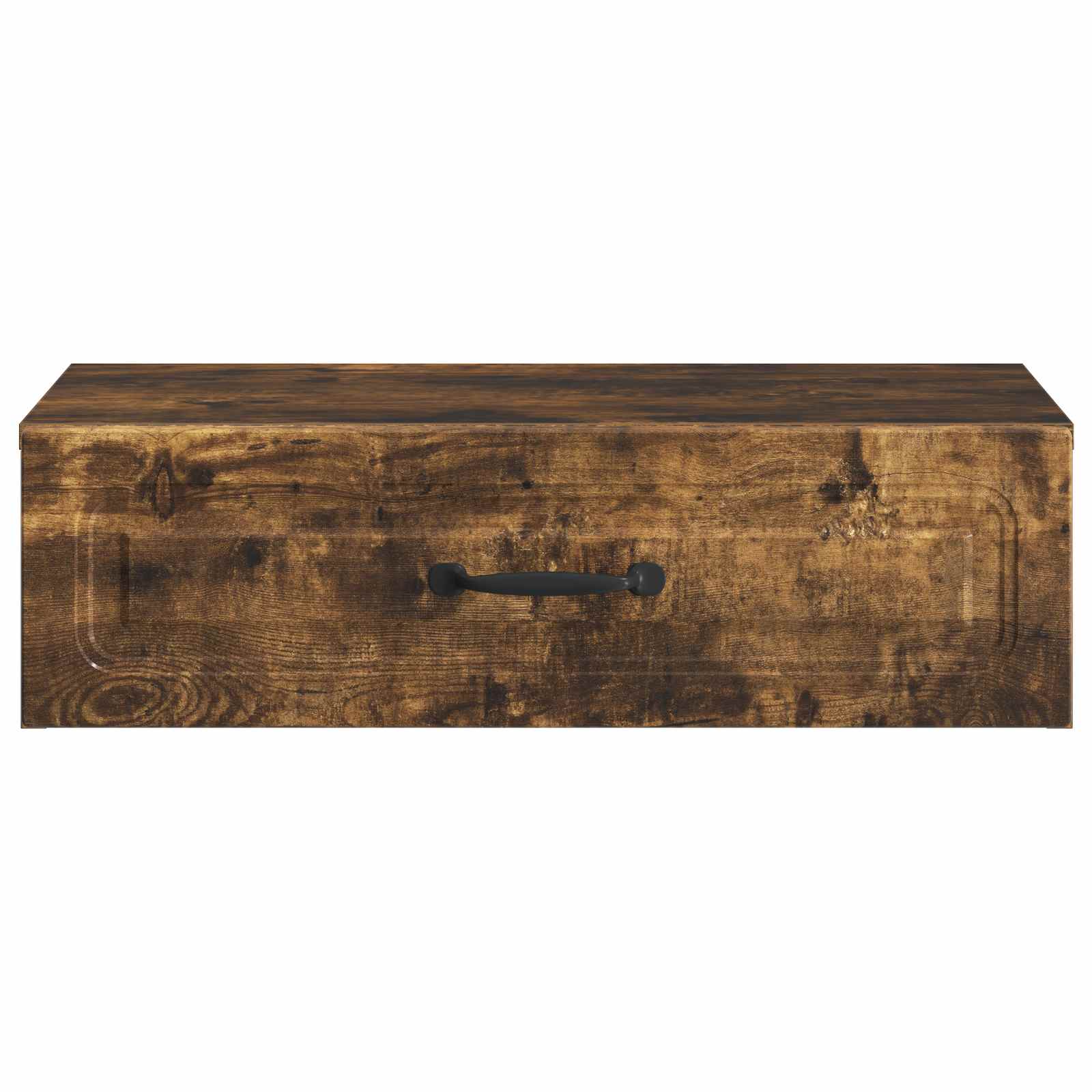 vidaXL Wall-Mounted Side Table Smoked Oak 59 x 34.5 x 17 cm 5