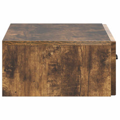 vidaXL Wall-Mounted Side Table Smoked Oak 59 x 34.5 x 17 cm 6