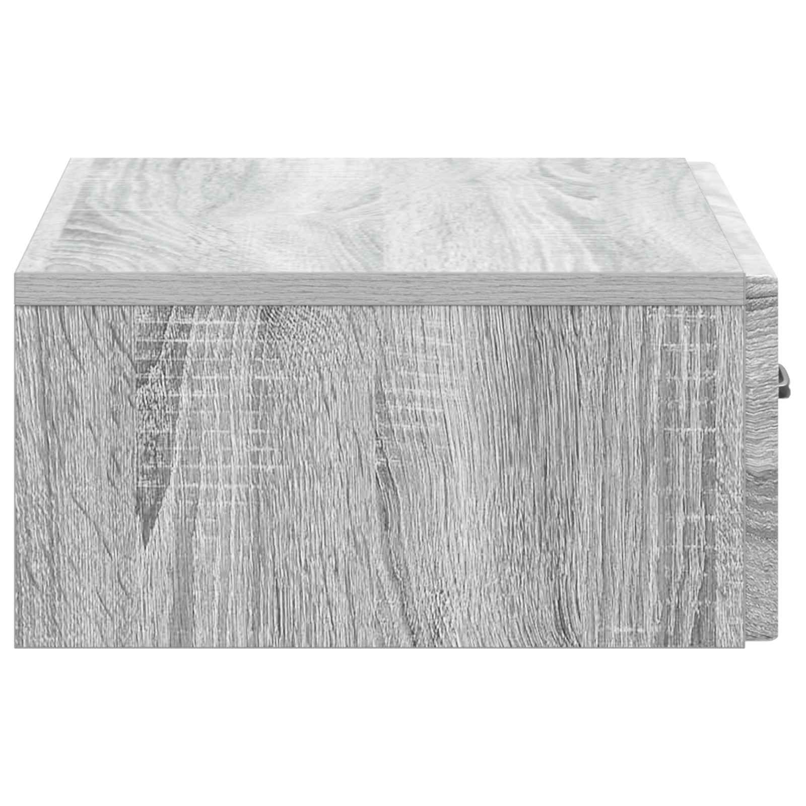 vidaXL Wall-Mounted Side Table Grey Sonoma 59 x 34.5 x 17 cm 6